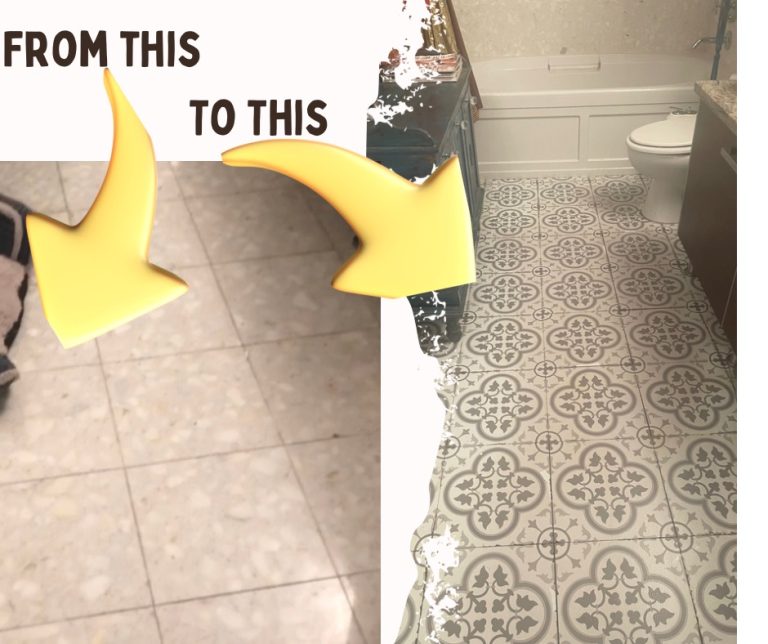 Vinyl floors over Tile