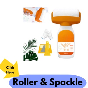 Roller and Spackle for adhesive and paint
