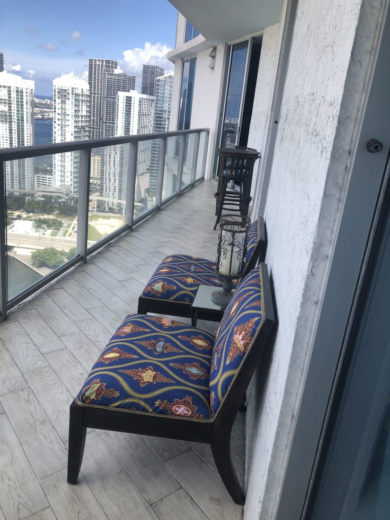 Reupholstering Balcony Patio Furniture