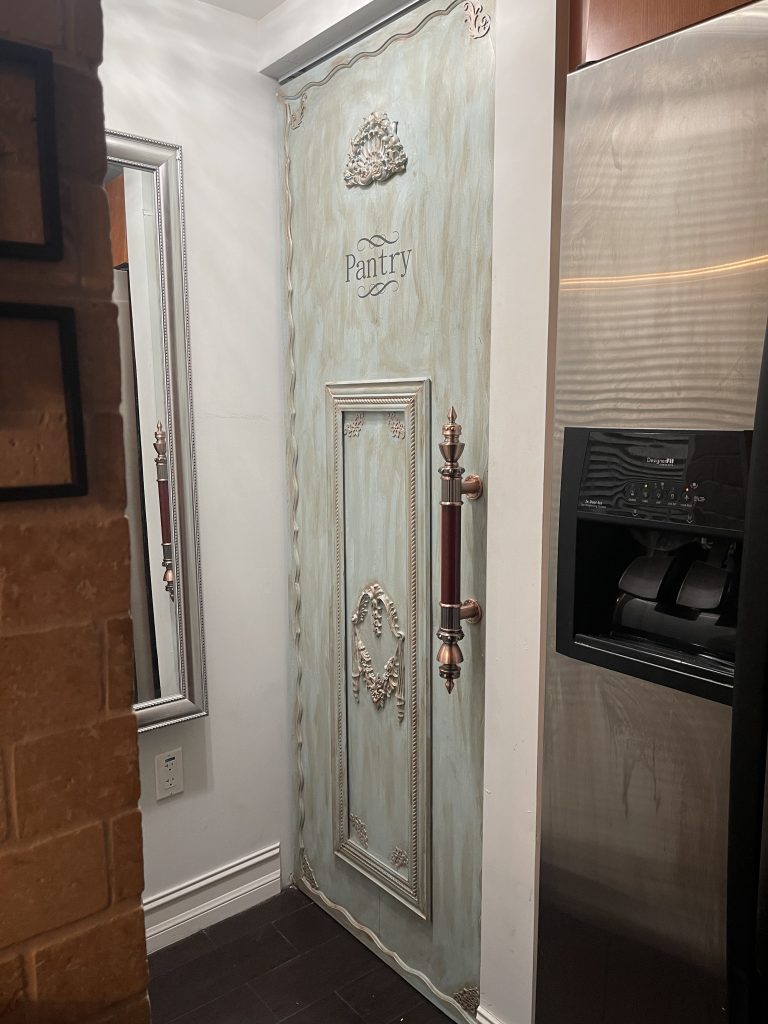 Bi-fold doors turned into Panty door