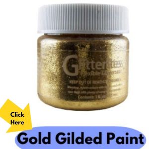 Gold Gilded Glitter Paint