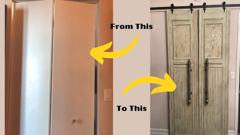 Bi-Fold Door Converted to Barn Doors